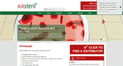Desktop Screenshot of airsteril.co.uk